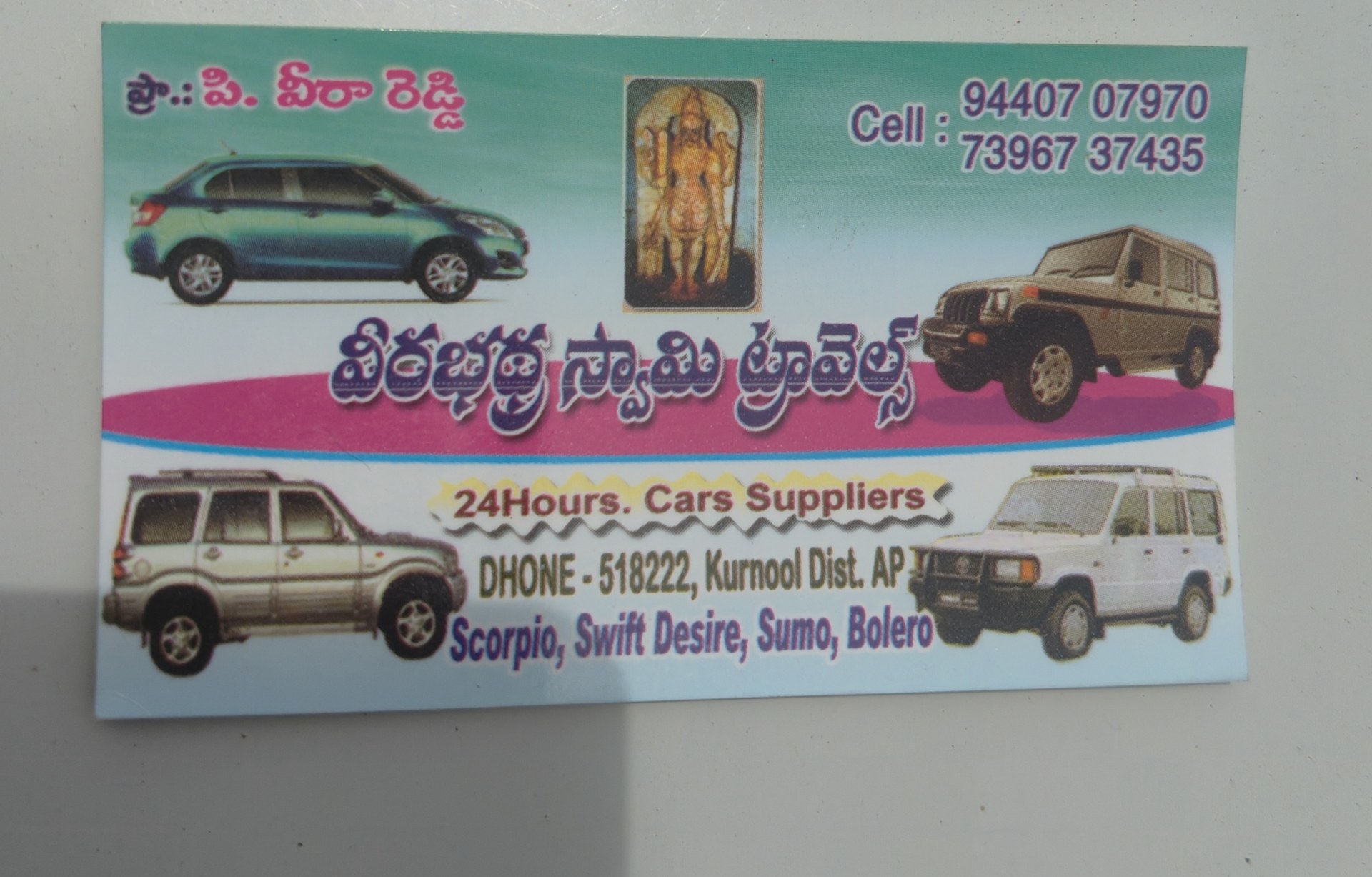 Veerabhadraswamy Travels